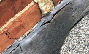 damaged chimney flashing, laconia nh