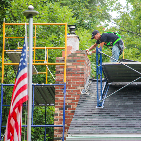 chimney masonry rebuilding in Laconia NH