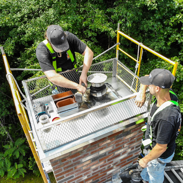 chimney cap repair in Concord NH