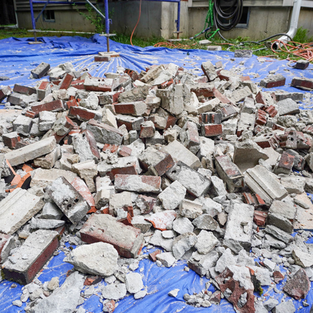 chimney damages in Wolfeboro NH