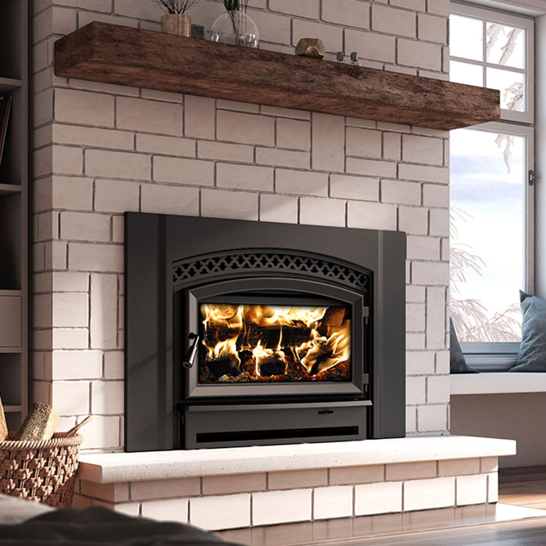 Fireplace surround installation in Laconia NH