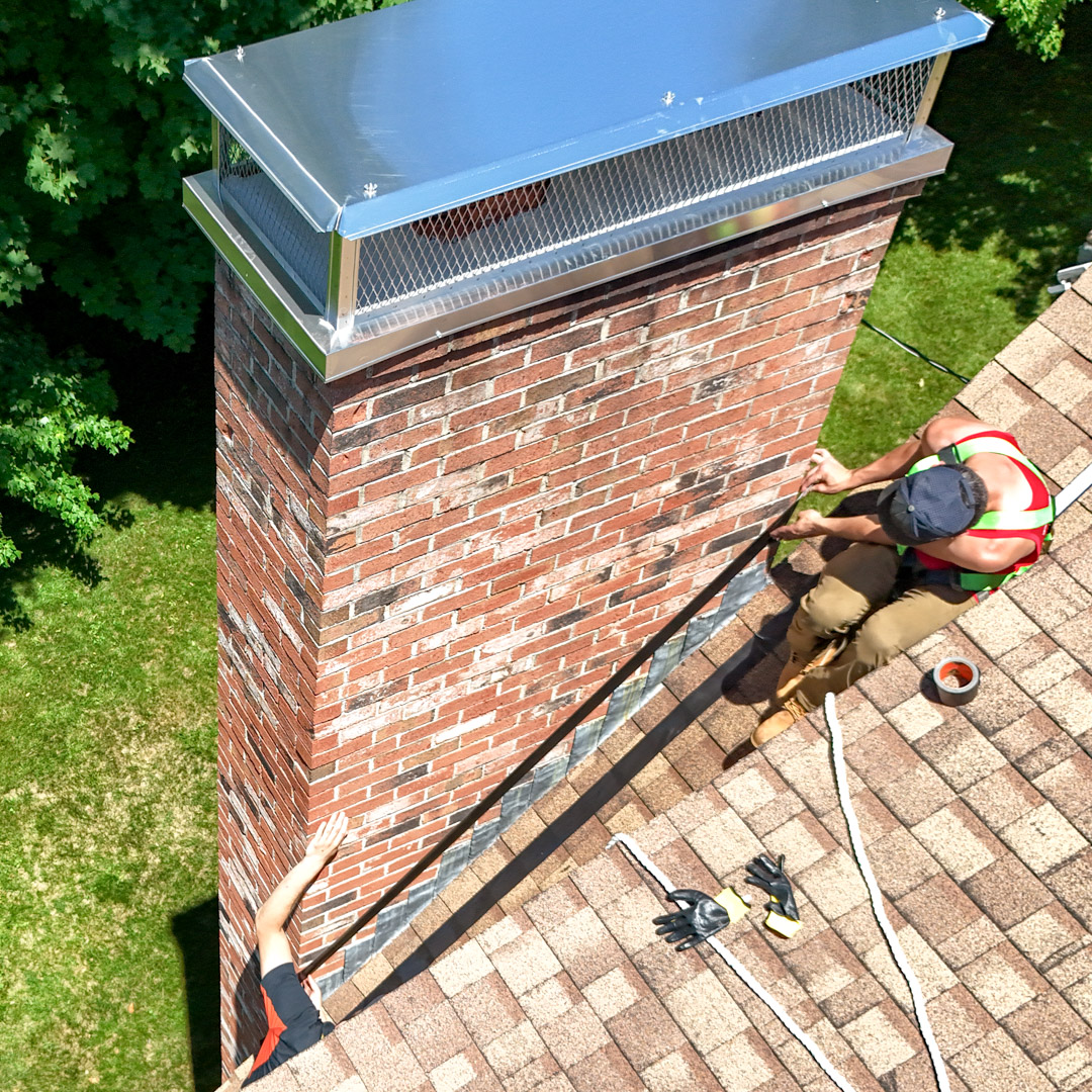 Chimney flashing repair in Concord, NH