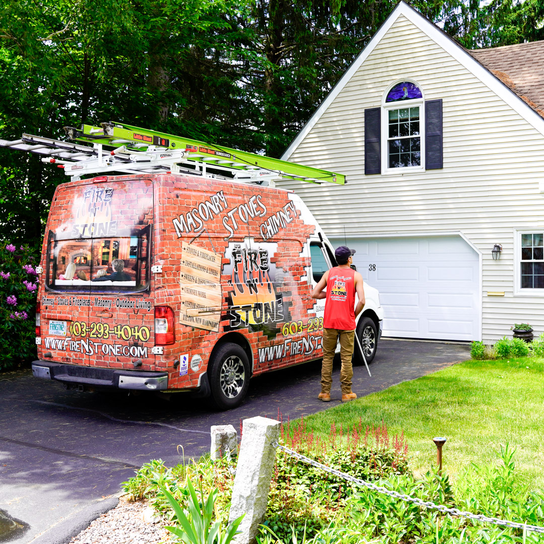 Chimney and fireplace repair, flashing and chimney cap repair in New Hampton NH and Belknap County, New Hampshire