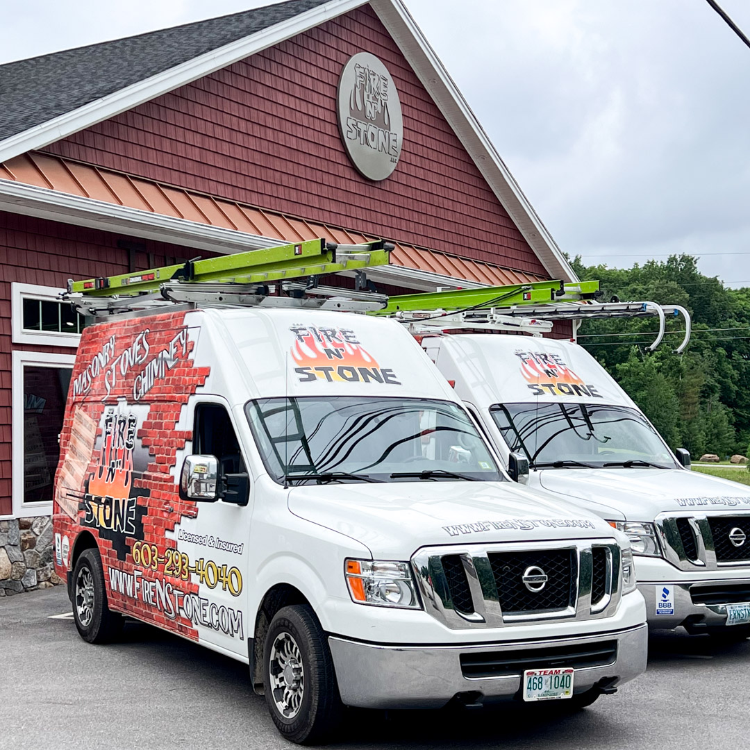 Fully Insured Chimney Crown repair experts at Fire N' Stone New Hampshire