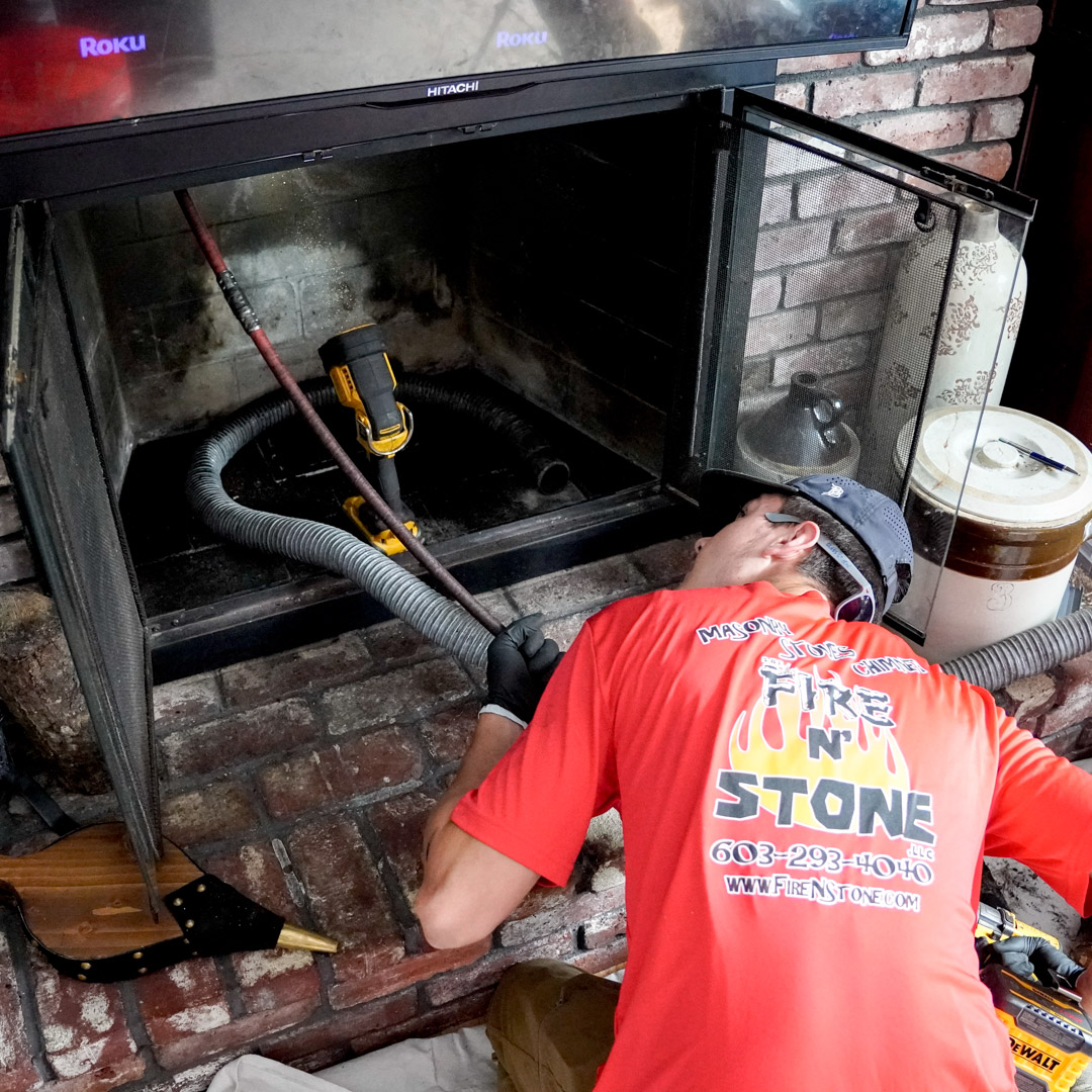 Fireplace maintenance importance and fireplace inspections from Fire N' Stone of Tilton New Hampshire